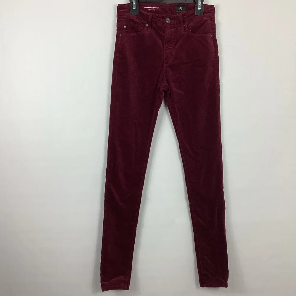 Adriano Goldschmied The Farrah Skinny Velvet Jeans Size 24R